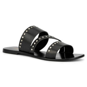 Torgeis Women's Sylvia Sandal in Black  Sz: 10